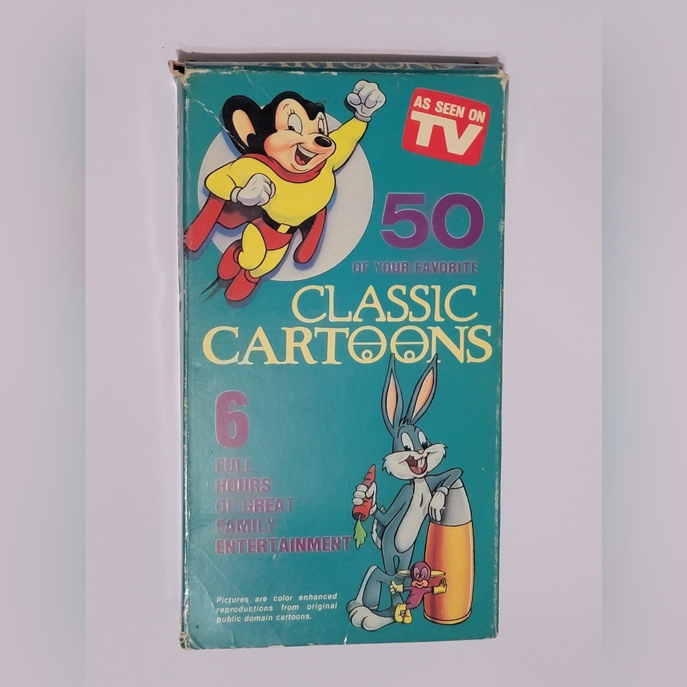 50 Of Your Favorite Classic Cartoons 1990 VHS